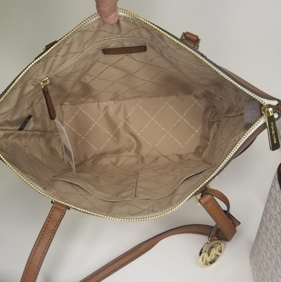 Michael Kors 3 SET Purse Tote  Handbag Shoulder Bag Wallet Designer Matching - Picture 14 of 14